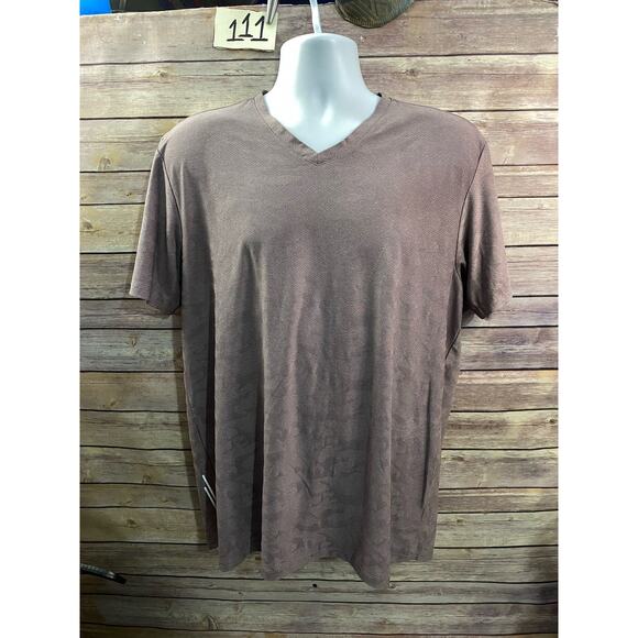 Kenneth Cole Shirt Mens Size XL Color Purple Active Stretch UPF 50+ Tech S/S Tee - Picture 1 of 9